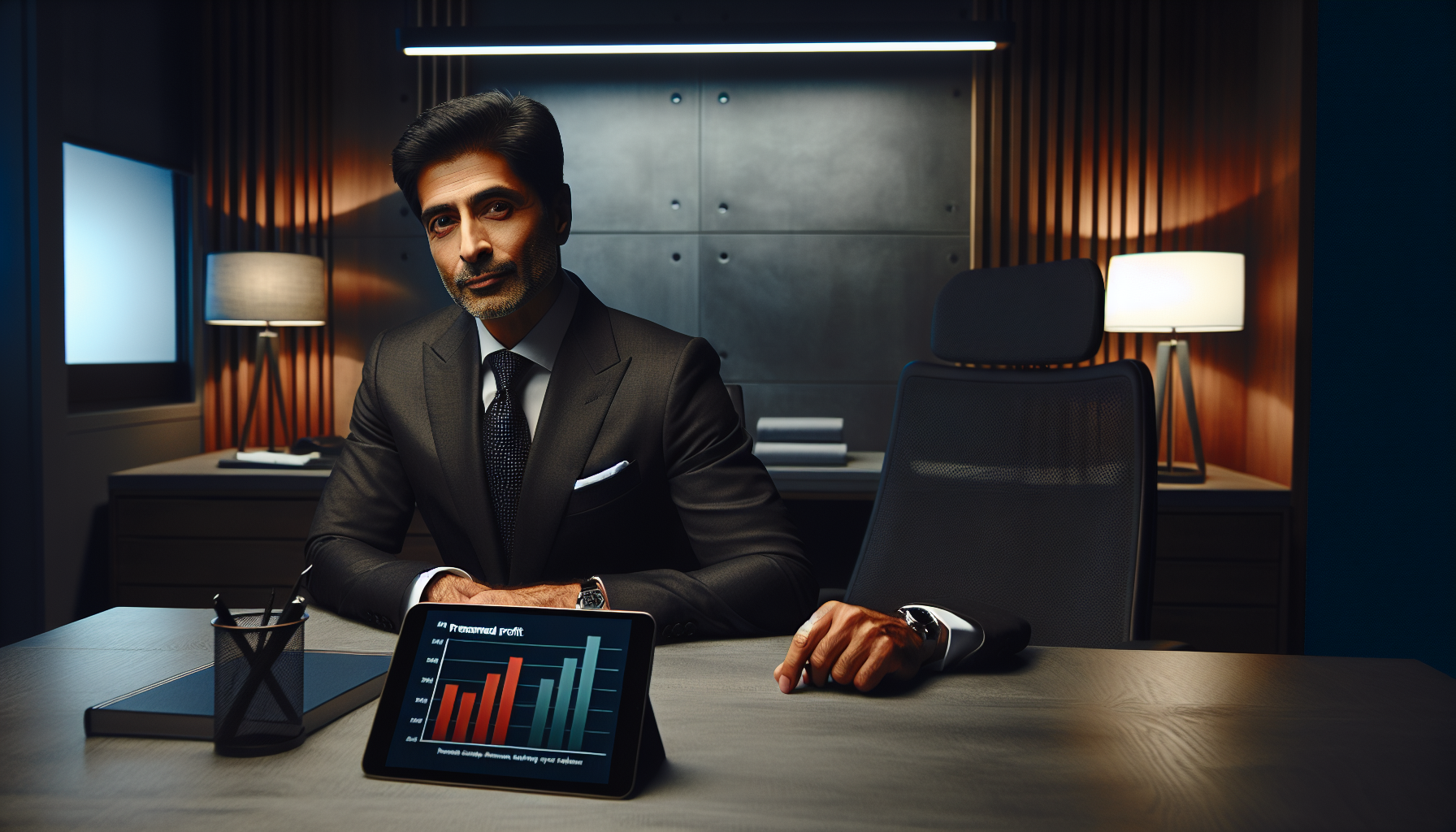 Dentista analisando gráficos de impostos da sua clínica, comparando Lucro Presumido e Simples Nacional com ajuda da contabilidade para dentistas.