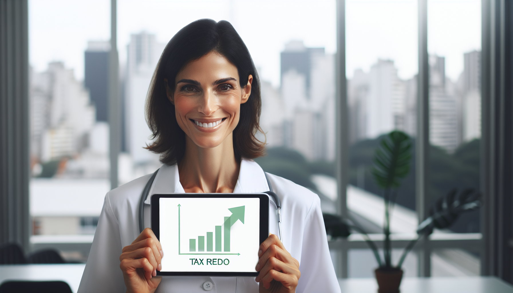 Fisioterapeuta em São Paulo satisfeita com a redução de impostos através da contabilidade especializada.